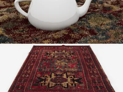 Rugs No 232 Low-poly 3D model