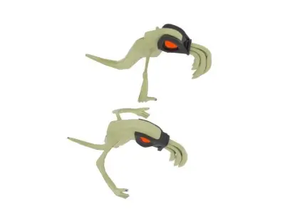 Slig Snake Low-poly 3D model