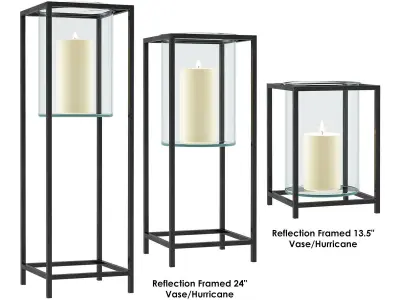 REFLECTION Framed Vase Hurricane 3D model