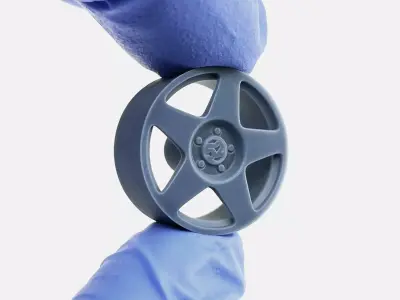 18x8 Fifteen52 Wheel and Brake 3D print model