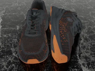 LUMBERJACK BITTE 2 FX 3D SHOES  Low-poly 3D model