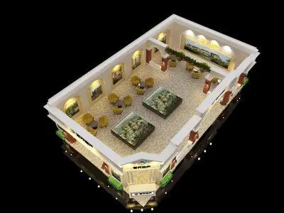 Exhibition - Area - 18X11-3DMAX2009-016 3D model