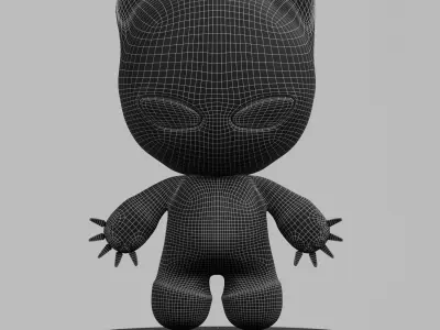 Black Panther 3D model