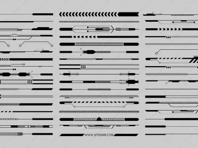 50 - Sci-Fi Alpha Decal Pack Vol 03 Texture