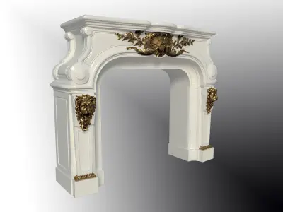 decor for the fireplace in the style of the Ludovic 3D print model