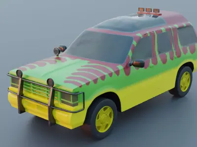  Jurassic Explorer XLT SUV offroad 3D model