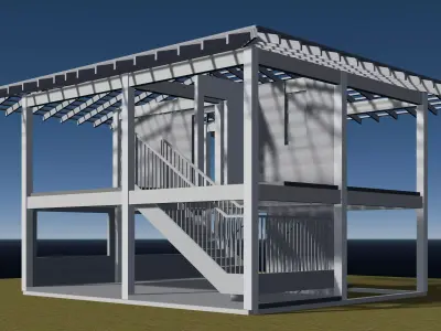 House in structure 25-59 3D model