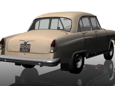 GAZ-21 Volga 3D model