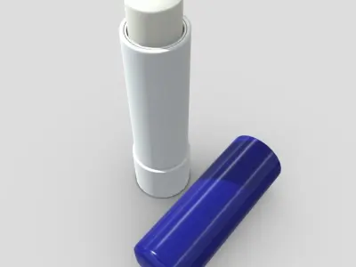 Lip Balm  Low-poly 3D model