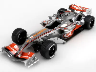 F1 2007 McLaren MP4-22 Ferrari F2007 3D model