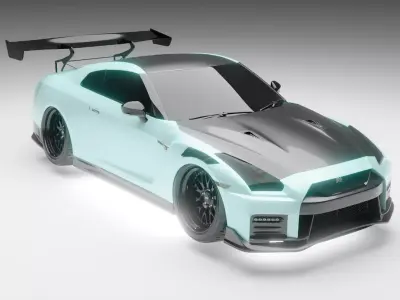 Nissan GTR CRYSTAL EDTION Special ONE 3D model