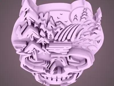 Skull Design 3D print model