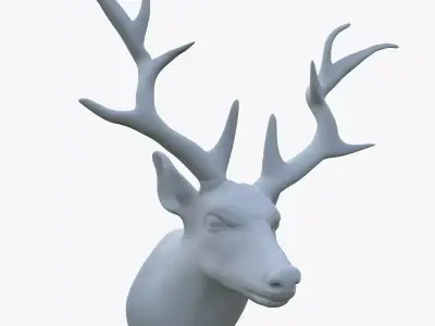 scarecrow deer head  3D model