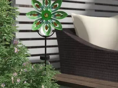 Green Orange Yellow Alessia Spinner 3D model