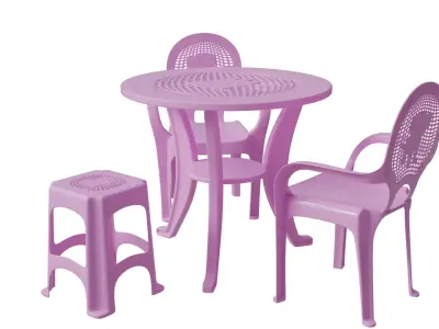 Table Set 3D model buy