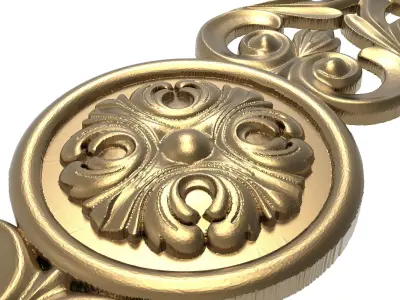  decorative pattern ready for 3D printing 3D model 25