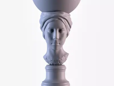 Head Statue 3D print model