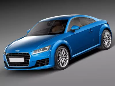 Audi TT 2015 3D model