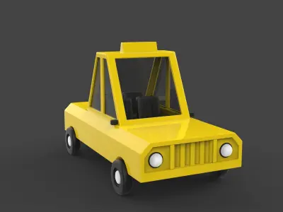 taxi  3d model 3D model