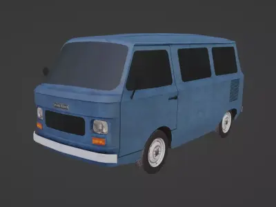 Zastava 900 AL Low-poly 3D model