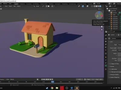 house 3d model Free 3D print model