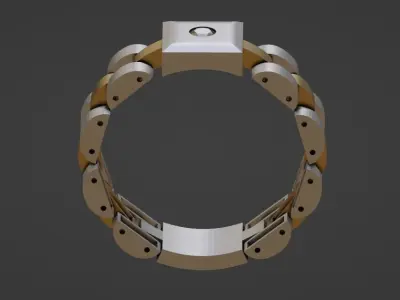 bracelet  movable ring  3D print model