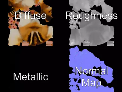 Realistic Chipmunk Creature model pack Low-poly 3D model