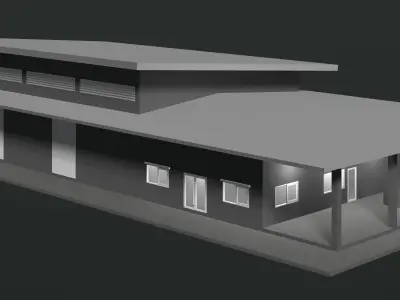 Store and office 24u10 3D model
