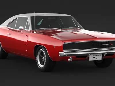 1968 Dodge Charger RT 3D model