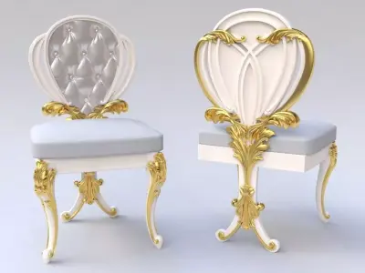 chair ornate 3D model