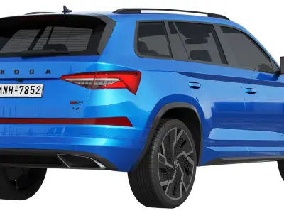 Skoda KODIAQ RS 2022 3D model