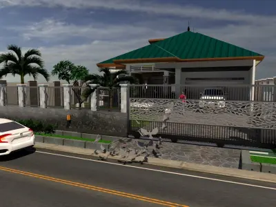 Modern Home Design 3D model