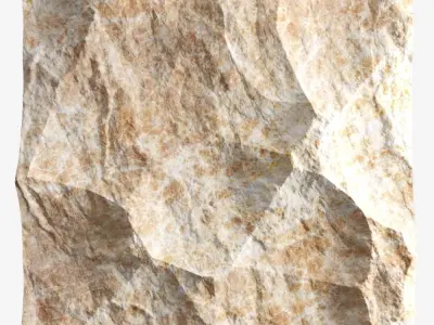 271-RockPanel piece of rock 3D model