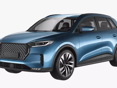 Generic Hybrid SUV 3D model