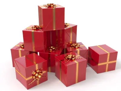 Gift Box 3D model 3D model