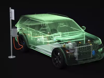 4x4 Hybrid and Chargepoint X-Ray 3D model