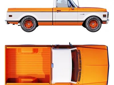 Chevrolet C10 1969 3D model