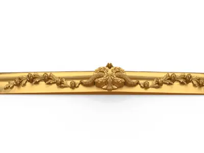 Classic decor ornament carved 31 3D model