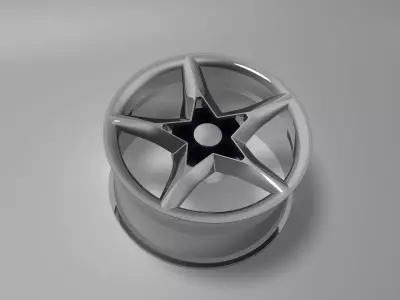 Alloy Rim Car wheel hub Industrial design 3D 3D print model