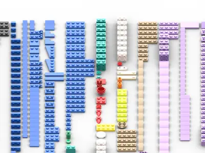 TwindBricks3D - 77071 Supply Llama 3D print model