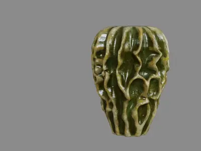 Stoneware Vase Decoration 3D model