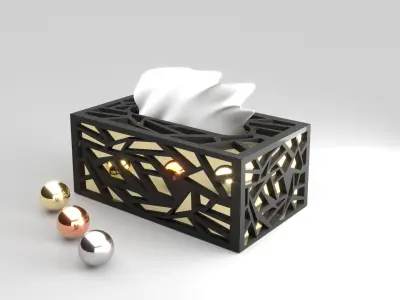 tissue box Model 1 3D model