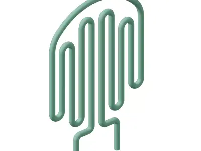 Plastic Heating Element Coil Toy 3D model