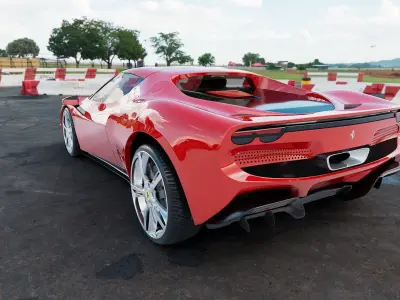 Ferrari 296 GTB 3D Model 3D model