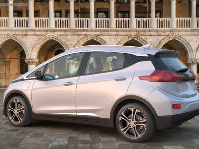 Electric Family Vehicle Chevrolet Rigged 3D model