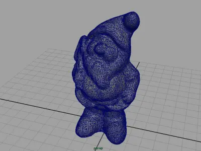 Garden Gnomo 2 Low-poly 3D model