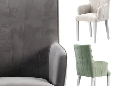 GINSBERG Armchair by Visionnaire 3D model