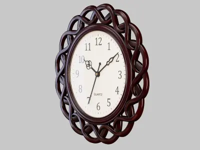 Wall Clock 02 PBR 3D model