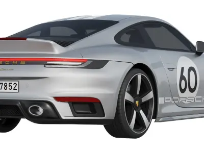 Porsche 911 Sport Classic 2023 3D model