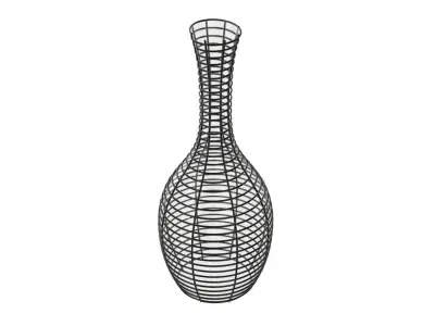 Decorative vase 05 3D model